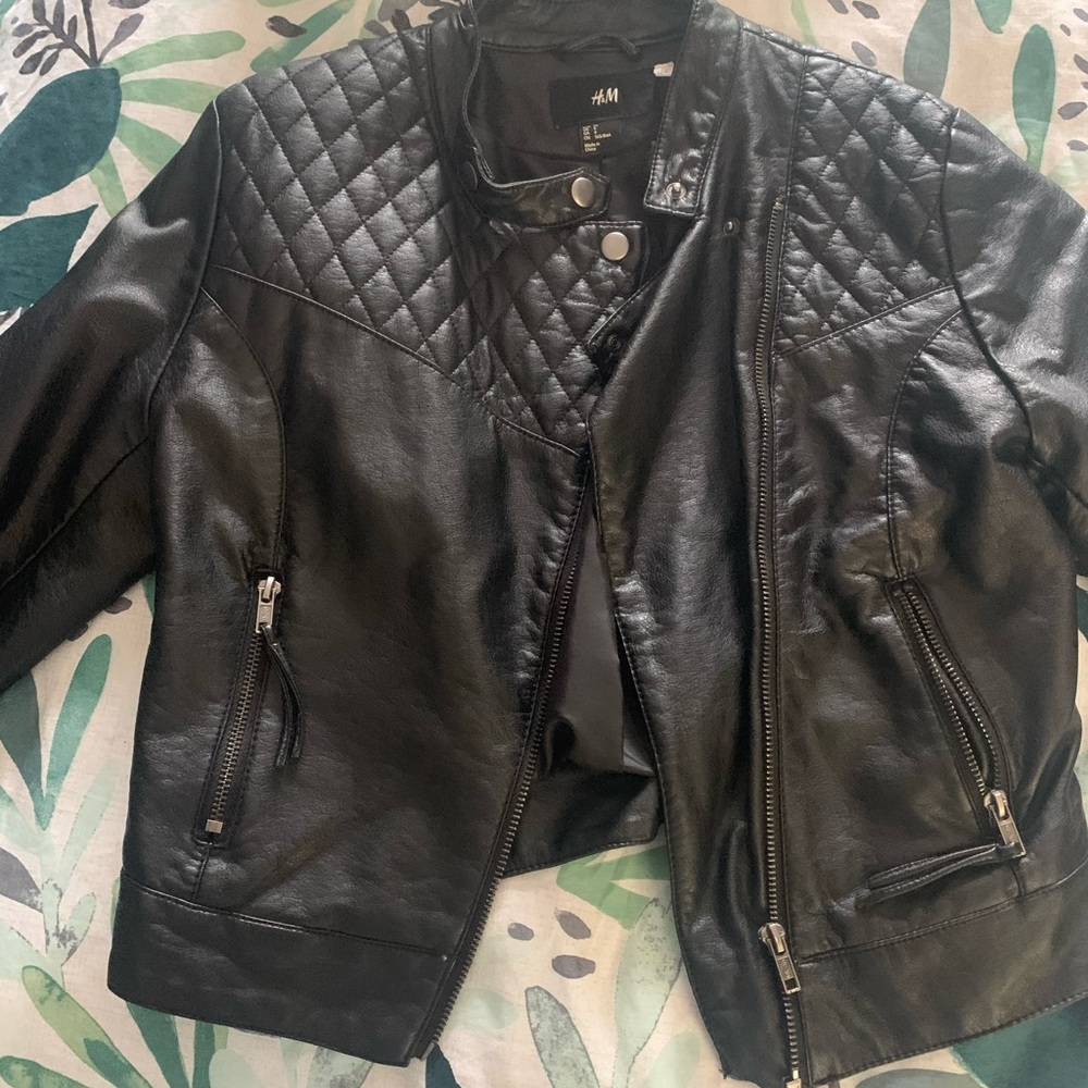 Leather jacket (faux)